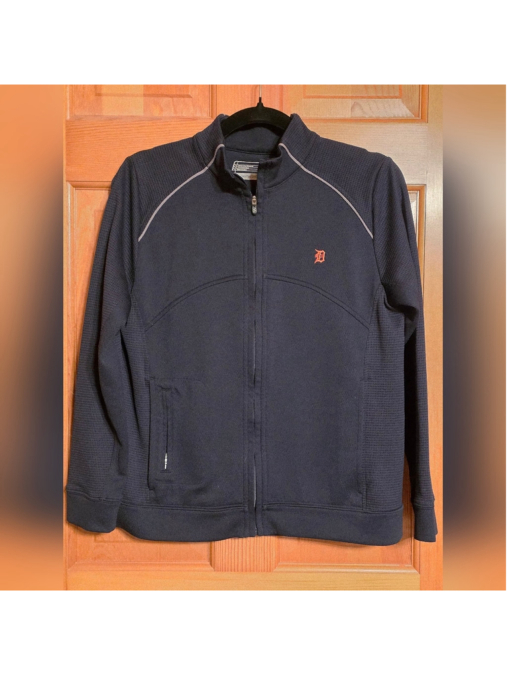 Cutter & Buck Vintage Detroit Tigers Navy Full-Zip Jacket